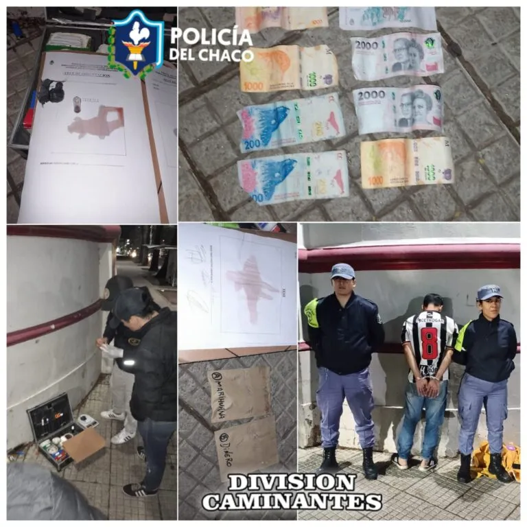 Detienen a dealer en el microcentro de Resistencia
