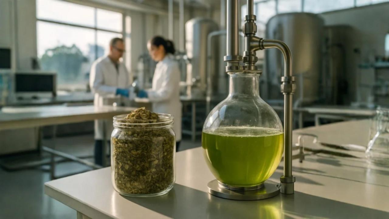 Científicos del CONICET transforman residuos de yerba mate en bioaceite 
