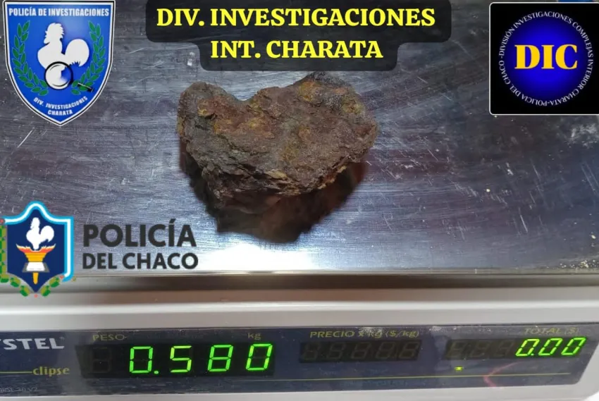 Charata: detienen a un hombre y secuestran un meteorito ofrecido a la venta en redes sociales