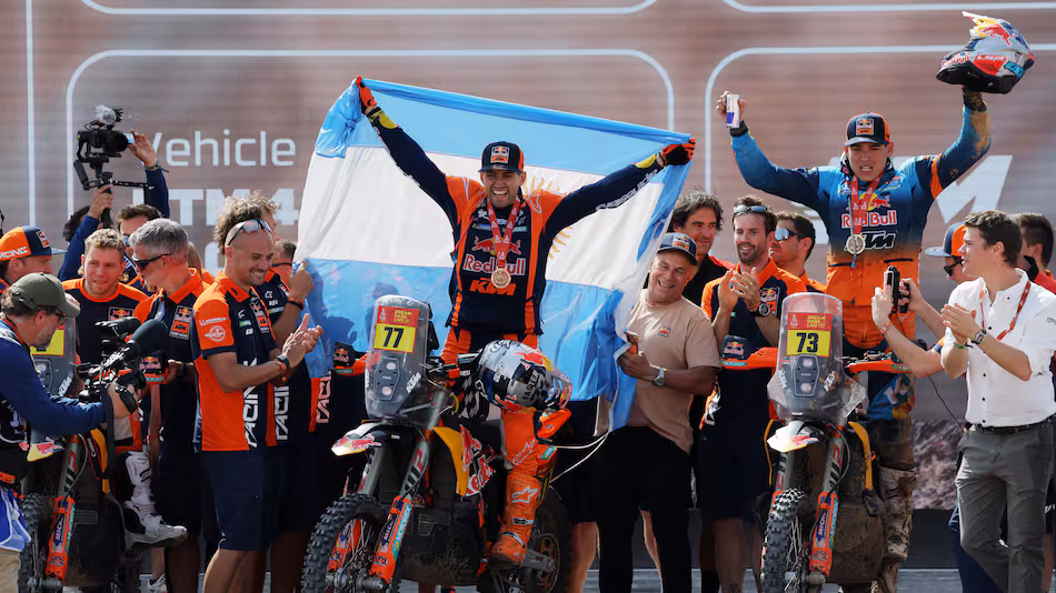 Luciano Benavides, campeón del Dakar 2026 en motos: un final de película que entró en la historia
